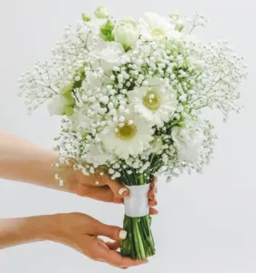 זר כלה - אהבה לבנה.