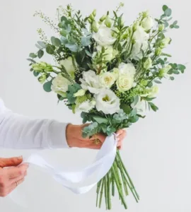 זר כלה - White Harmony