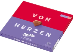 מארז פרלינים לבבות Milka (110 גרם)