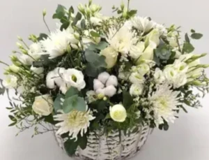 סידור בסלסלת קש.