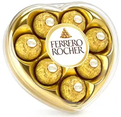 שוקולד פררו רושה לב.