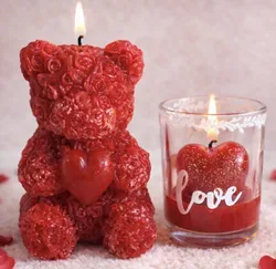 סט נרות אהבה (גדול+קטן)