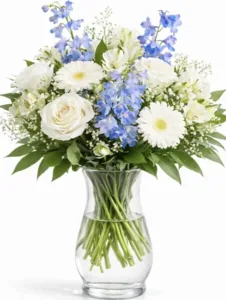 זר חגיגה בכחול. מ-219 ש"ח.